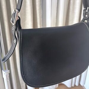 Authentic Vintage Coach Black Shoulder Bag